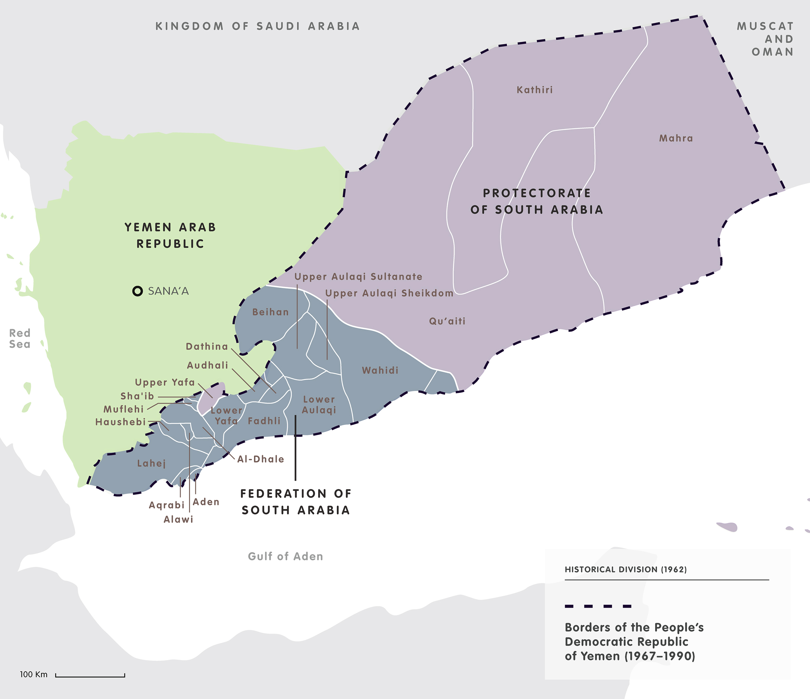 Yemen Historical division