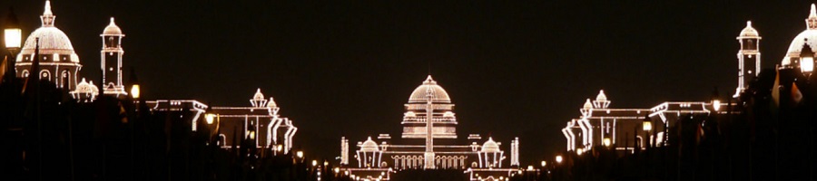 Rashtrapati Bhavan, the official residence of the president of India. From Flickr.com, User: kkoshy/