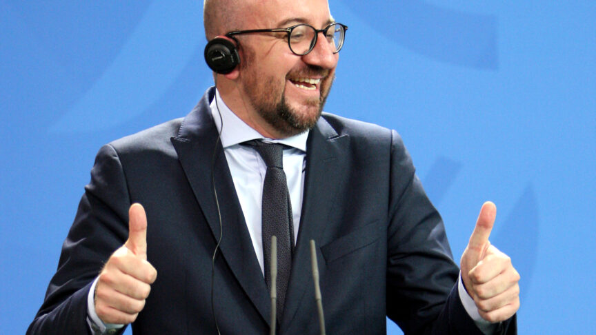 Belgian Prime Minister Charles Michel pictured during a press conference after a bilateral meeting with Chancellor of Germany Merkel, Tuesday 05 June 2018, in Berlin, Germany. BELGA PHOTO MIKA SCHMIDT Foto: Mika Schmidt/BELGA/dpa