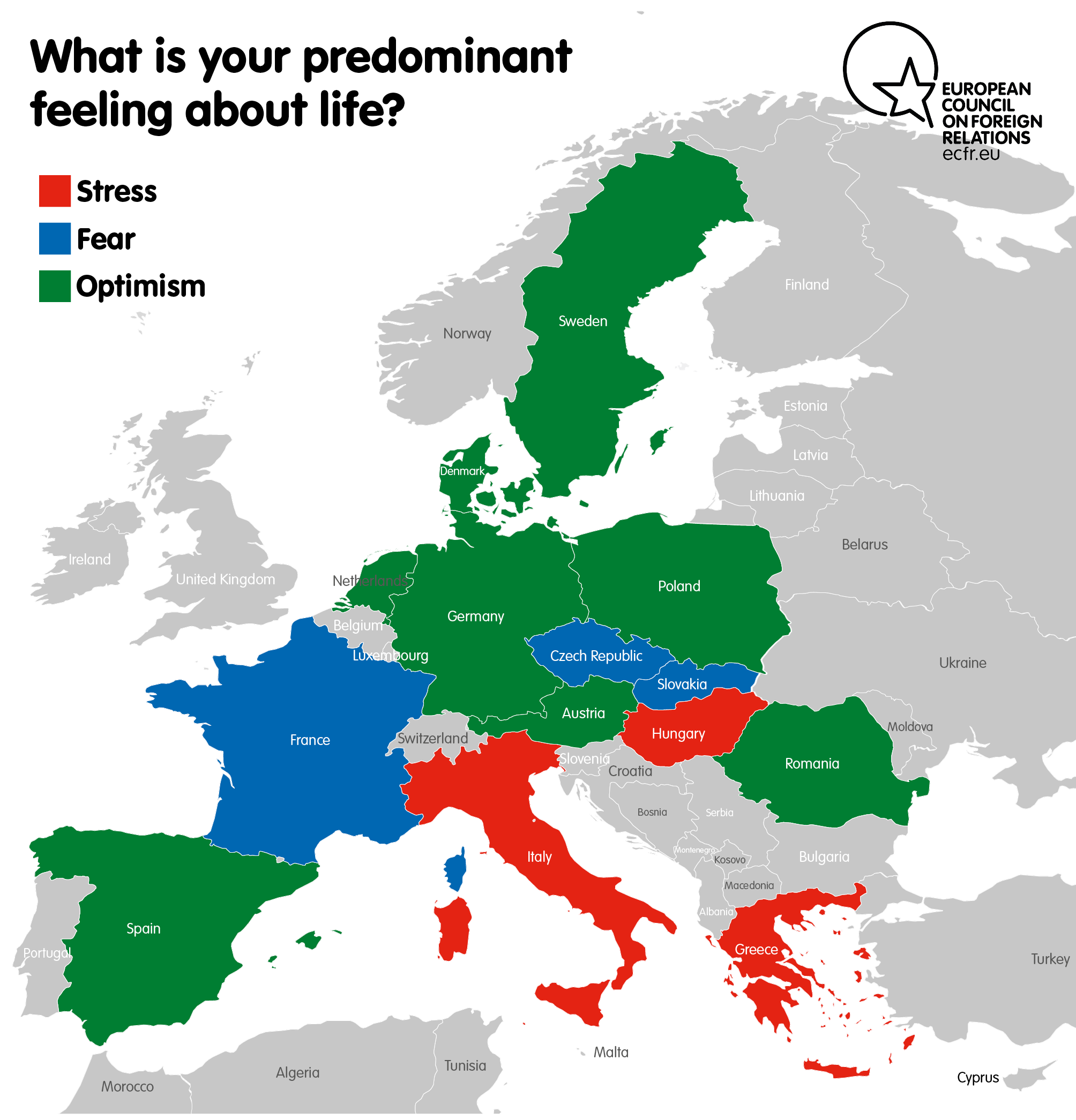 What is your predominant feeling about life?