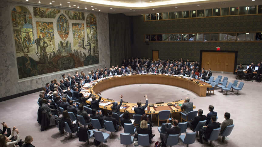 The Security Council unanimously adopts resolution 2254 (2015), requesting the Secretary-General, through his good offices and the efforts of his Special Envoy for Syria, to convene representatives of the Syrian government and the opposition to engage in formal negotiations on a political transition process on an urgent basis, with a target of early January 2016 for the initiation of talks