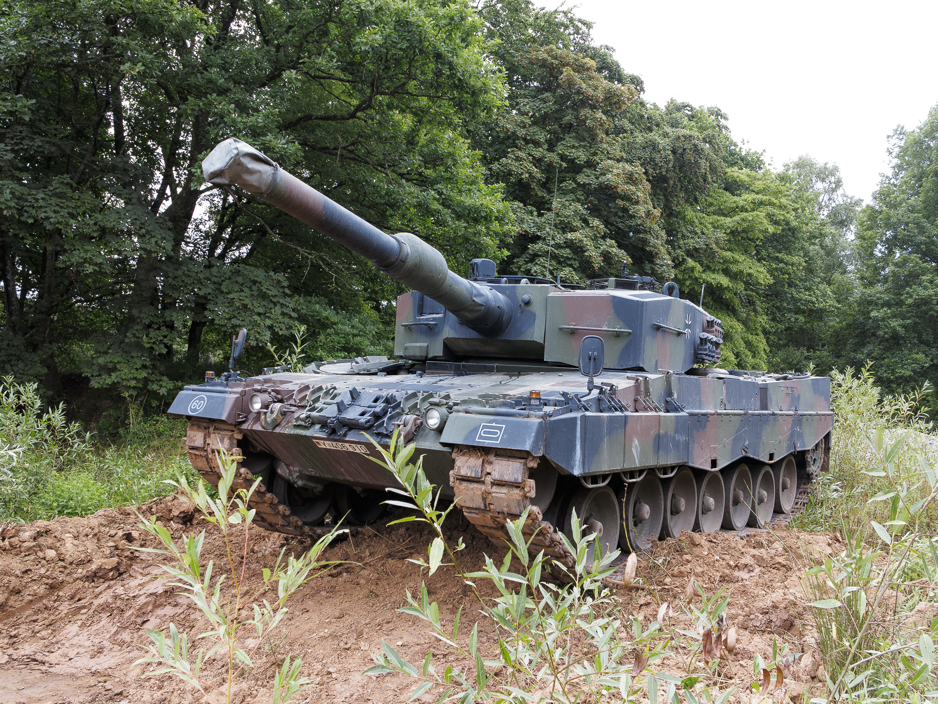 Pictures tank Norway Leopard 1 Back view Army