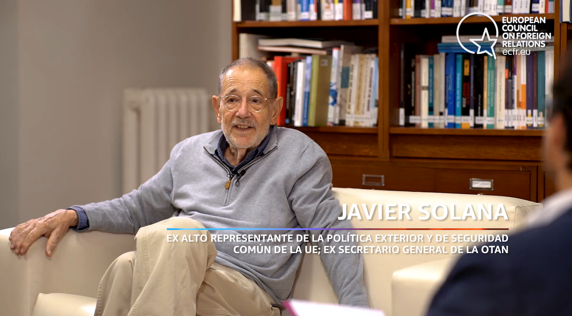 Entrevista a Javier Solana, miembro del Consejo de ECFR – European Council  on Foreign Relations