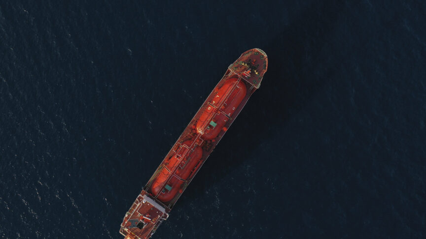 The liquefied petroleum gas tanker GAZ INTERCEPTOR, flying the Panama flag, is moored off the coast of Cyprus. Limassol, Cyprus, Friday, January 26, 2024. Qatar, one of the largest exporters of liquefied natural gas (LNG), is pushing back delivery dates to Europe due to attacks by Yemen’s Houthi rebels in the Red Sea, Bloomberg reported, citing sources. (Photo by Danil Shamkin/NurPhoto)