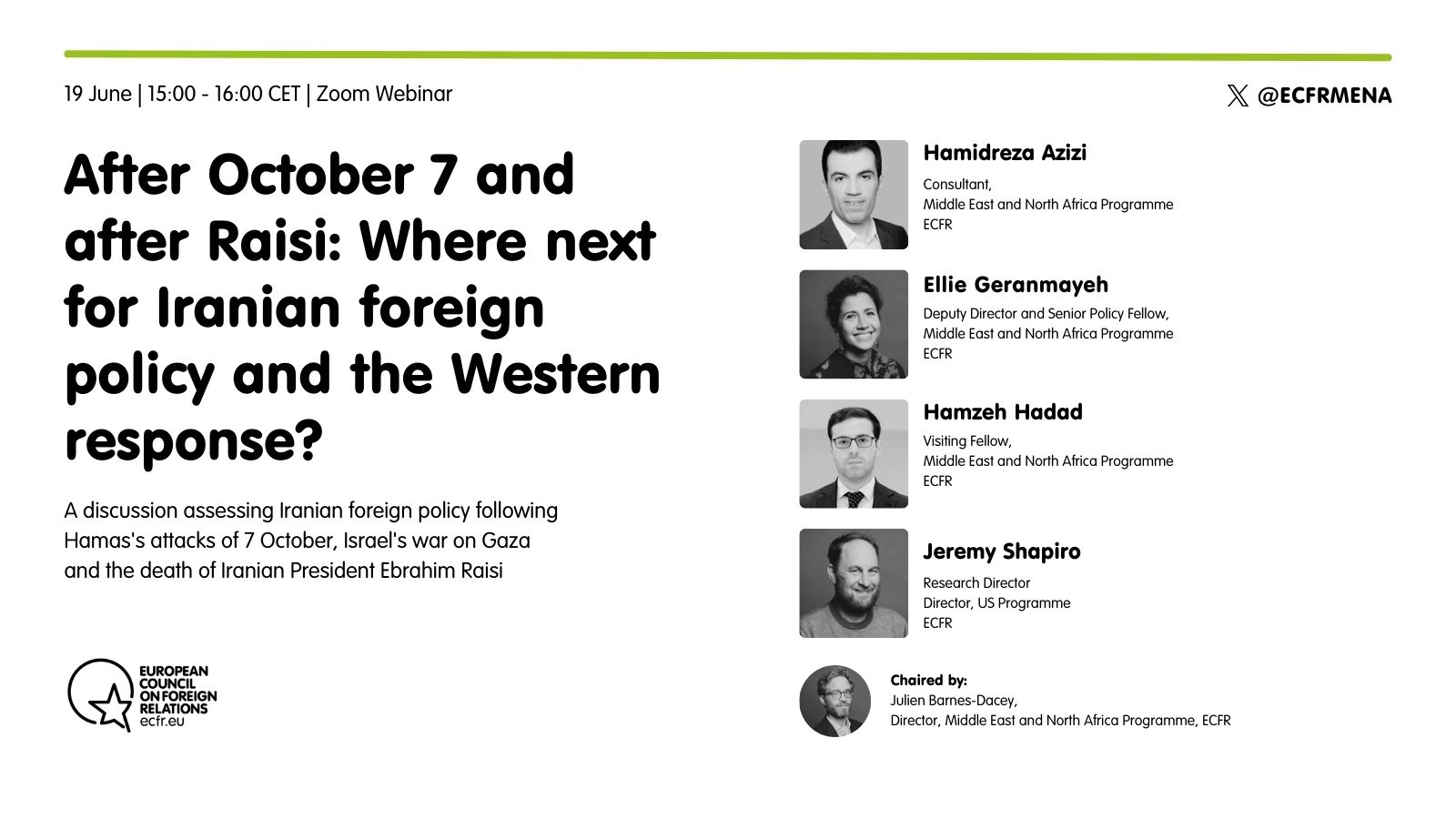 After October 7 and after Raisi: Where next for Iranian foreign policy ...