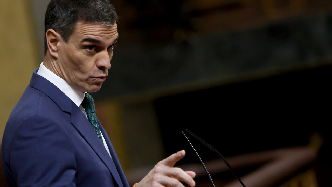 Madrid, Kingdom of Spain; March 26, 2025.- President Pedro Sánchez defends the increase in defense spending in a Congressional session and assures that it “won’t cost a cent” of the social budget | The head of the Executive says that “it will not be done to the detriment of the welfare state.” Sumar calls on Sánchez to “champion” the construction of a new European security model in a speech critical of NATO. Photo: Juan Carlos Rojas