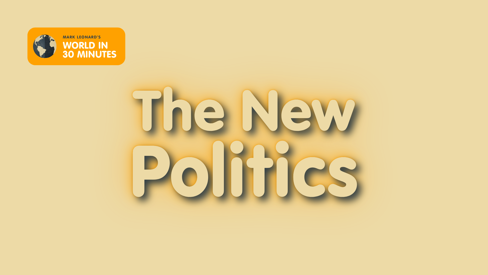 The New Politics with Balázs Orbán