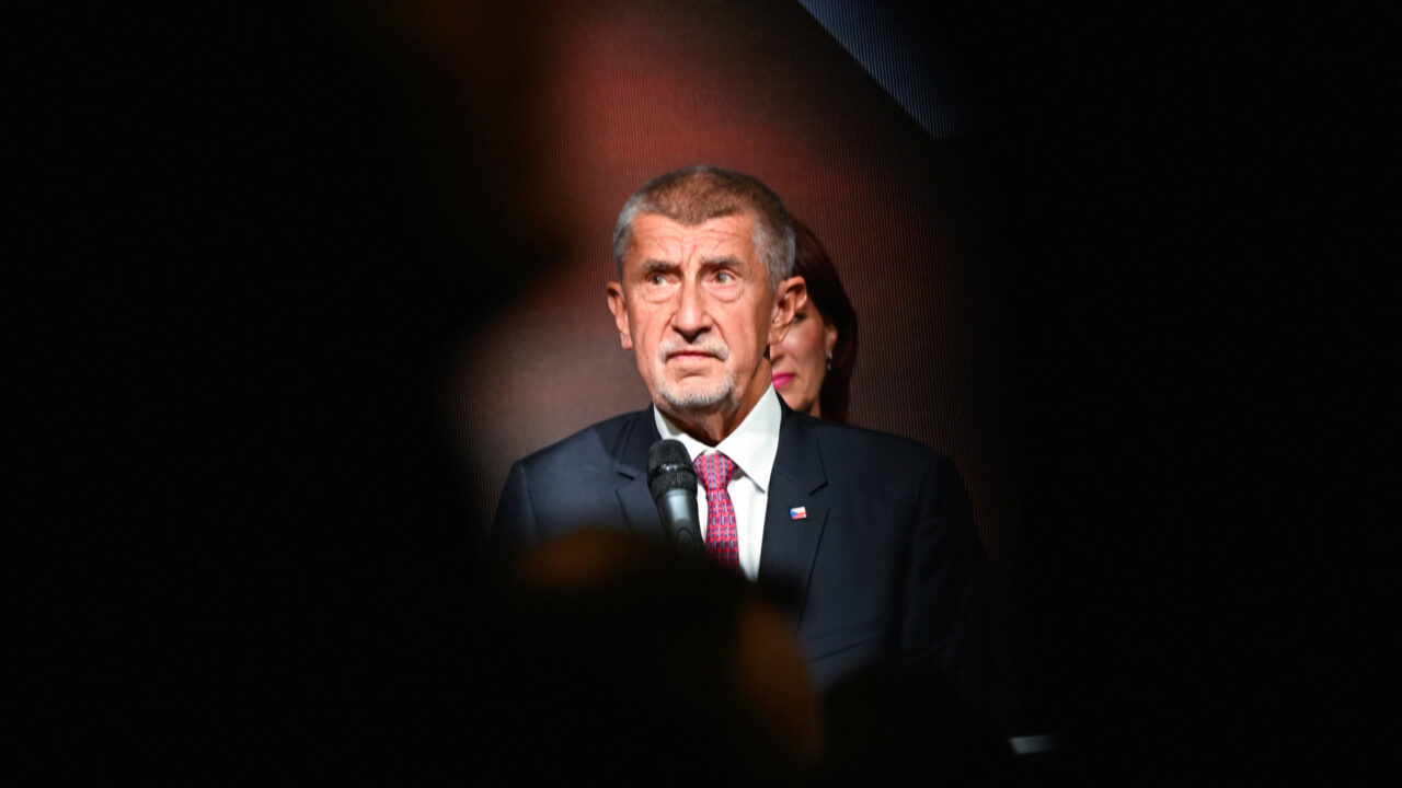 Leader of ANO party Andrej Babis