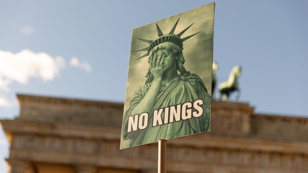 Germany: protesters rally in berlin against authoritarianism