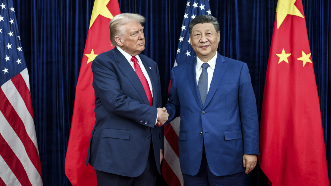 U.S. President Trump Meets Chinese President Xi