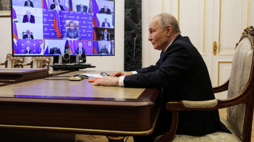 President Putin Chairs Russian Security Council Meeting