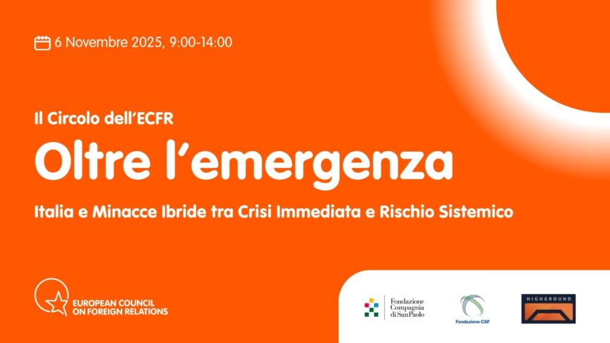 Circolo ECFR 6 November