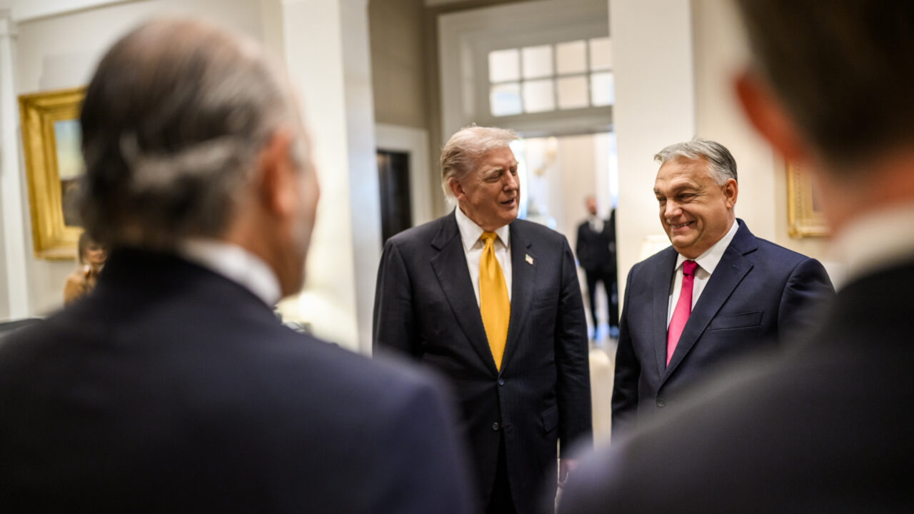Donald Trump receives Viktor Orban