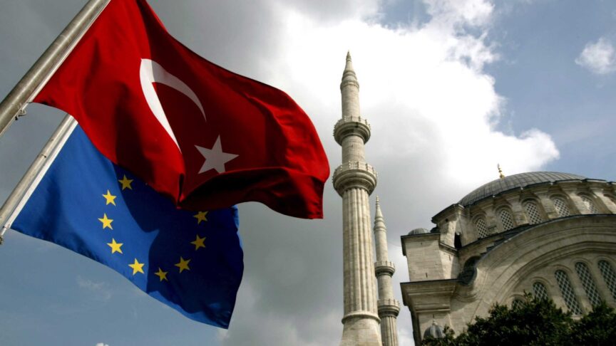 TURKEY FILES EU FLAGS
