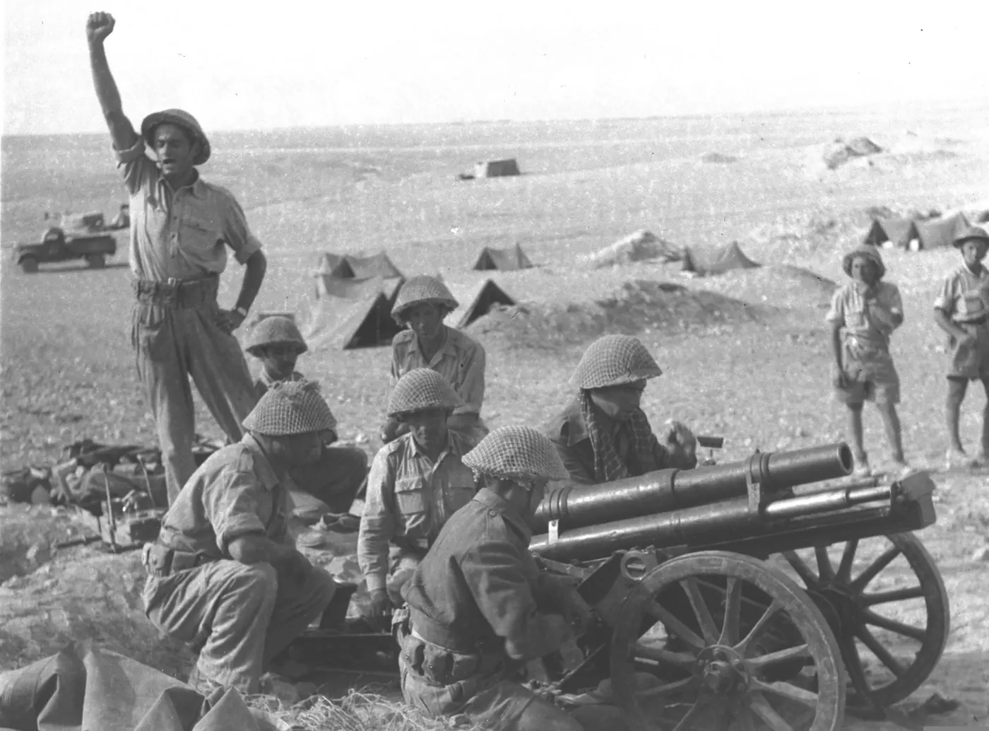 Israeli Soldiers of the Negev Battalion in the 1948 Arab-Israeli war