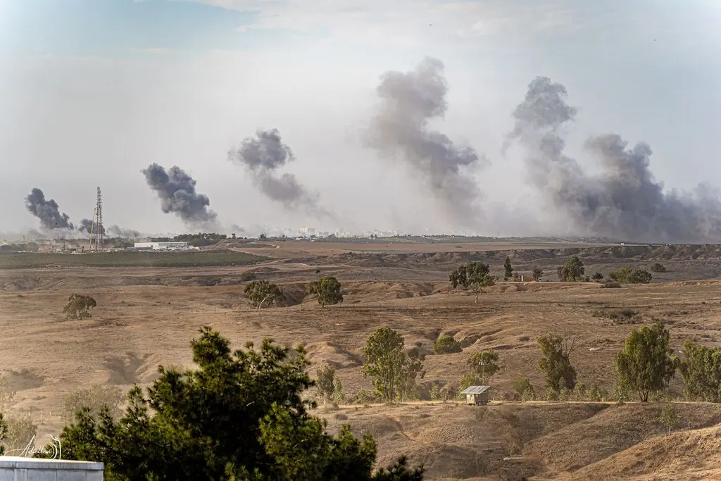 Photograph from Kibbutz Be’eri on October 7th, 2023.