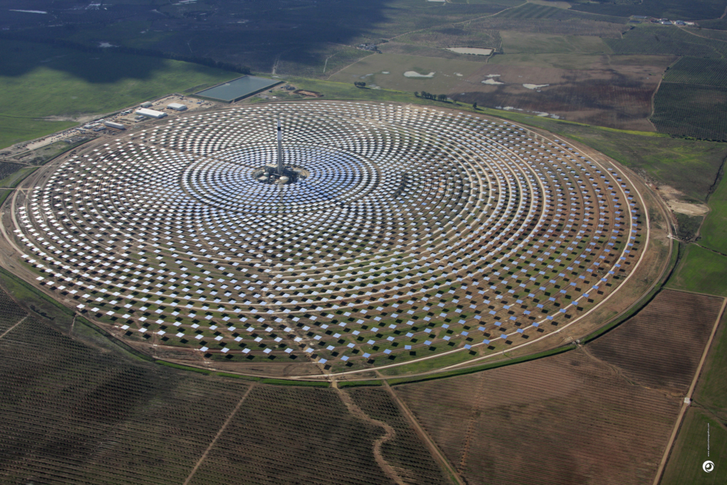 A solar power plant in Spain