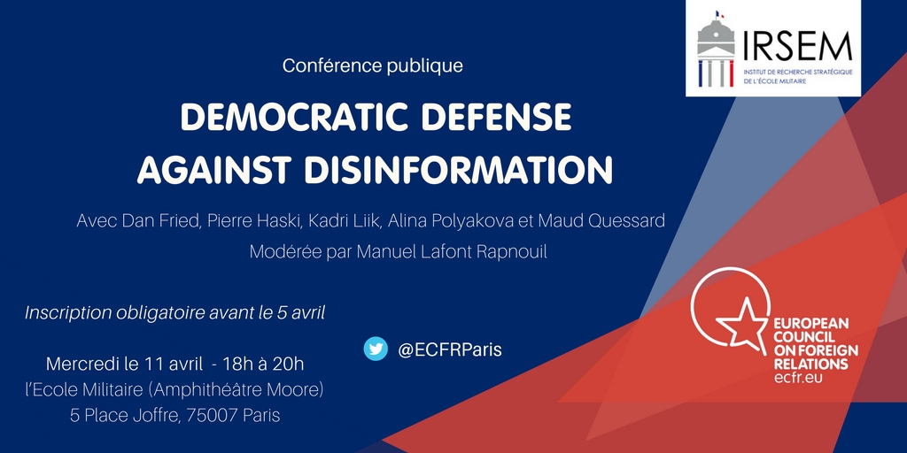 « Democratic Defense Against Disinformation » ECFR