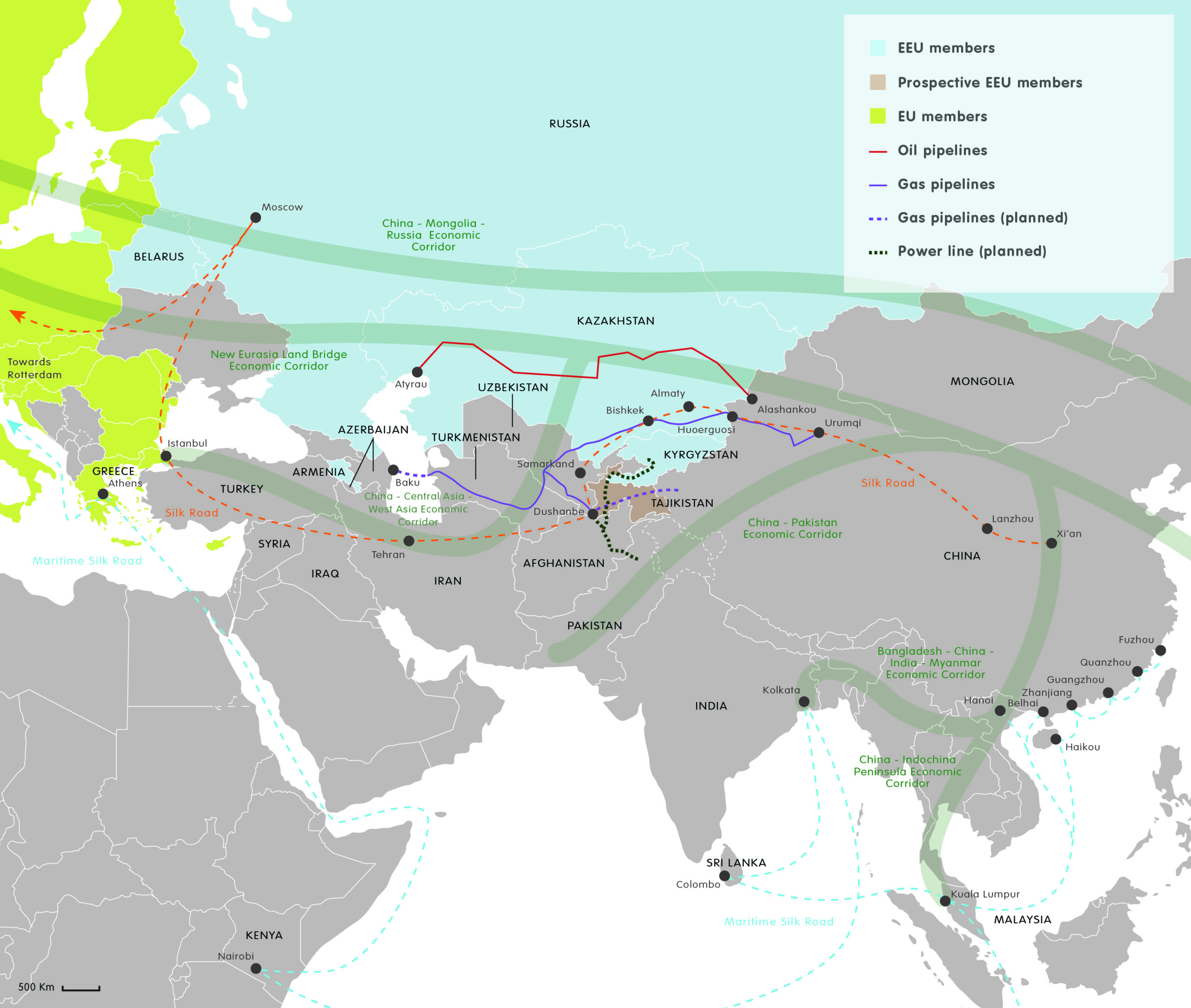 Eurasian integration initiatives / cc ECFR