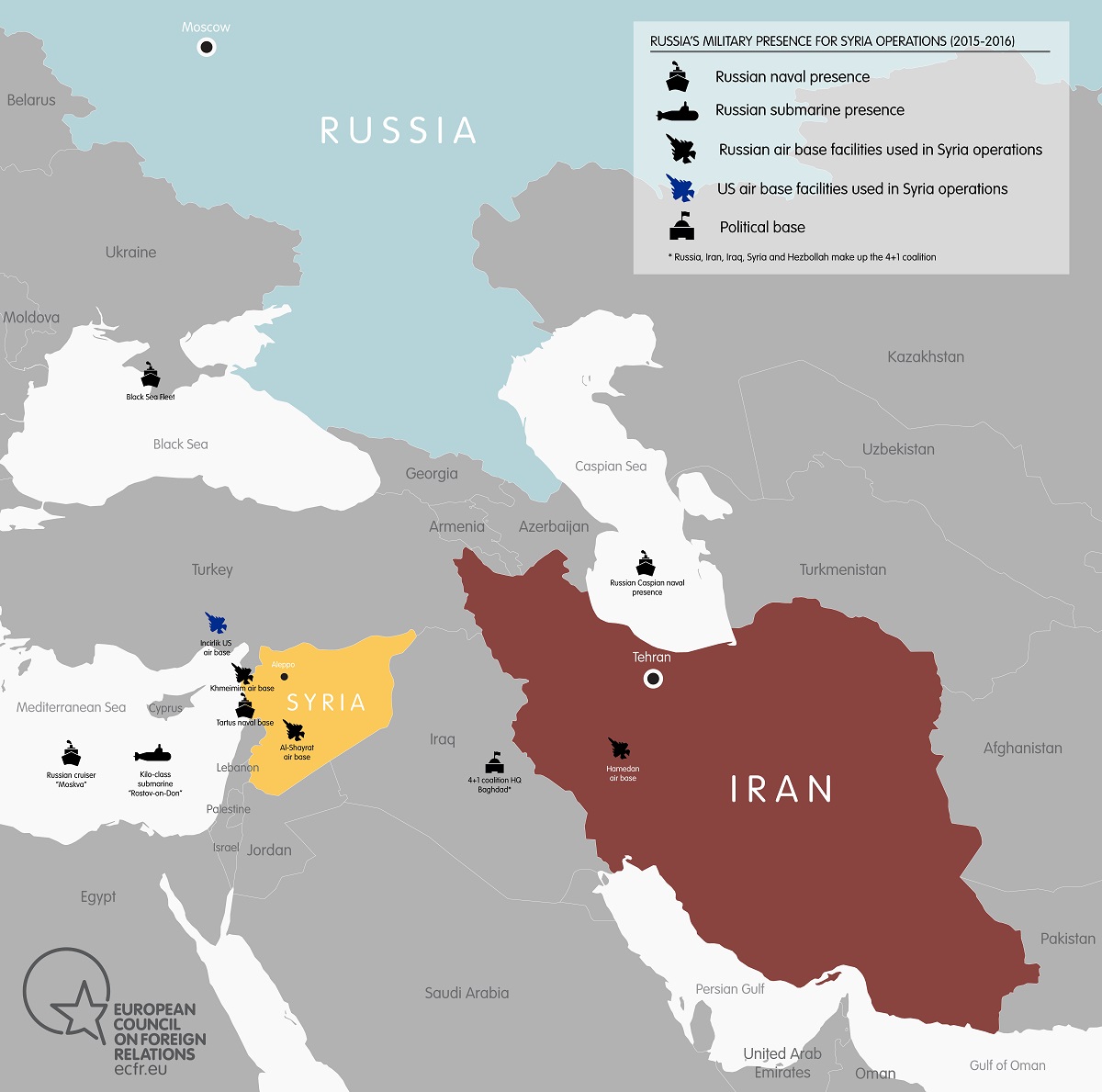 Russia’s military presence for Syria operations (2015-2016) by ecfr