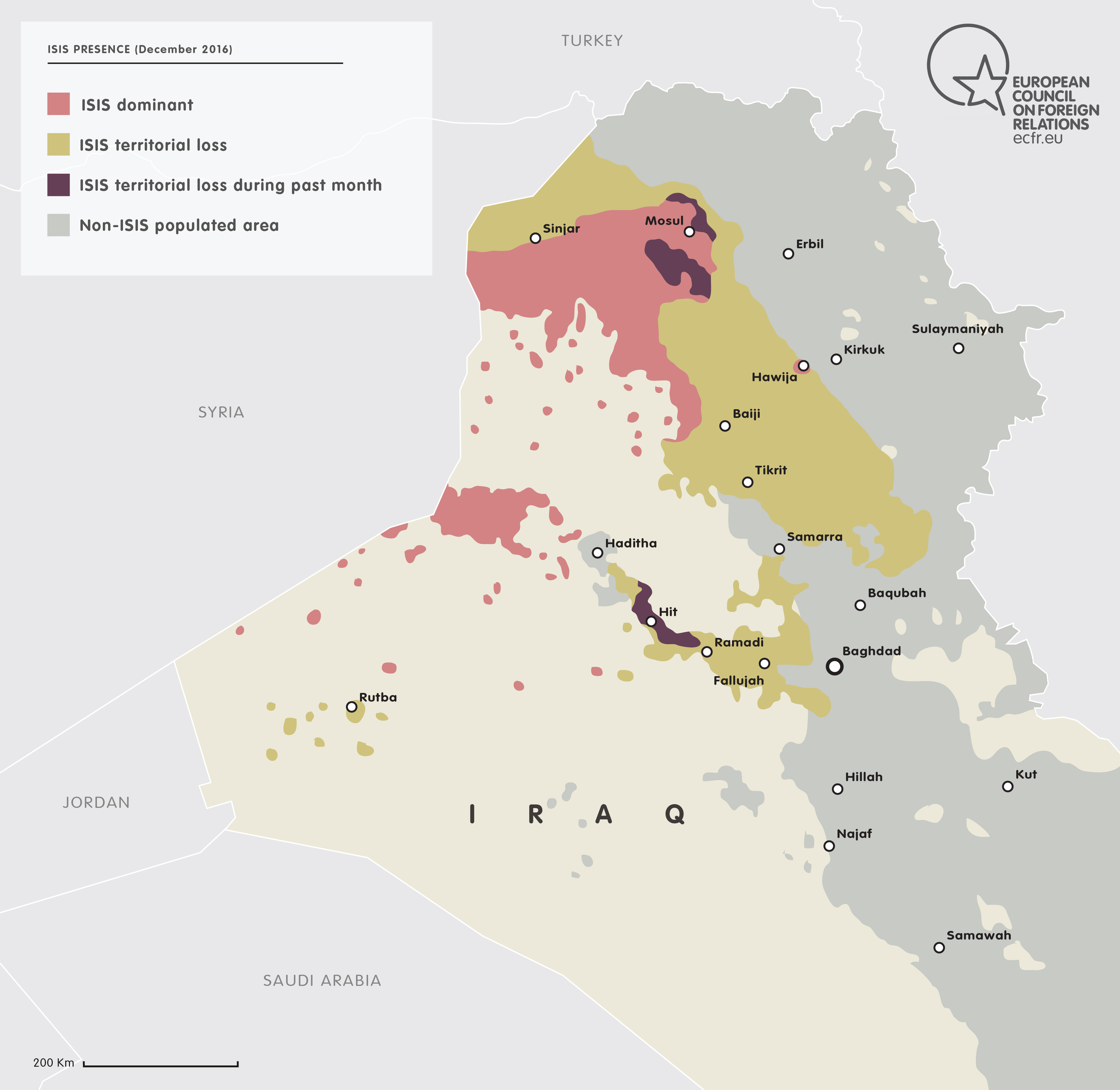 ISIS' Presence in Iraq