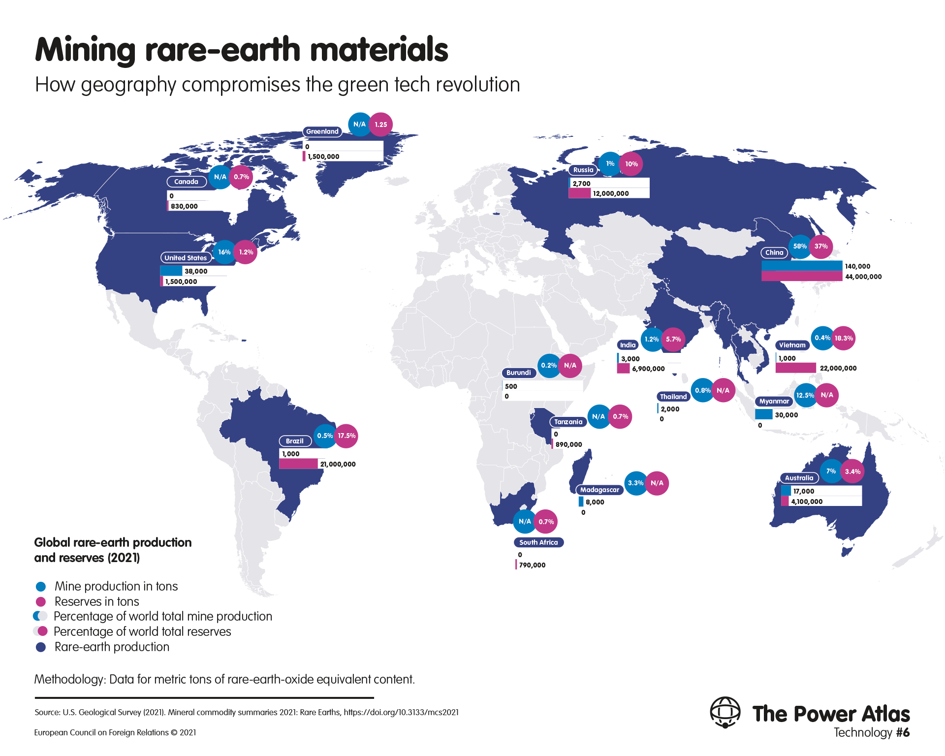 Mining rare-earth materials: How geography compromises the green tech revolution
