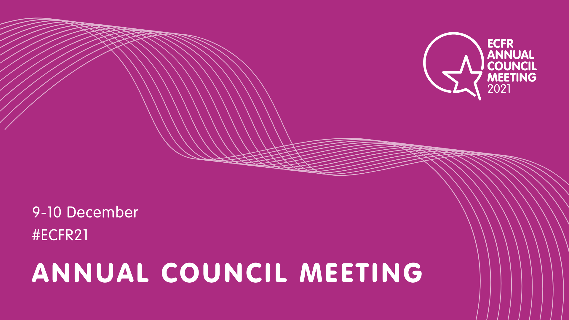 Annual Council Meeting 2021 | ECFR