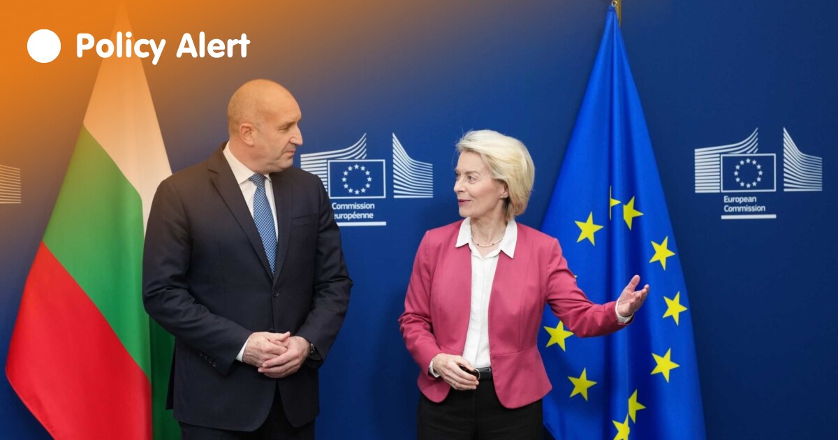 One foot out: Understanding Bulgaria’s geopolitical shift under Radev – ...